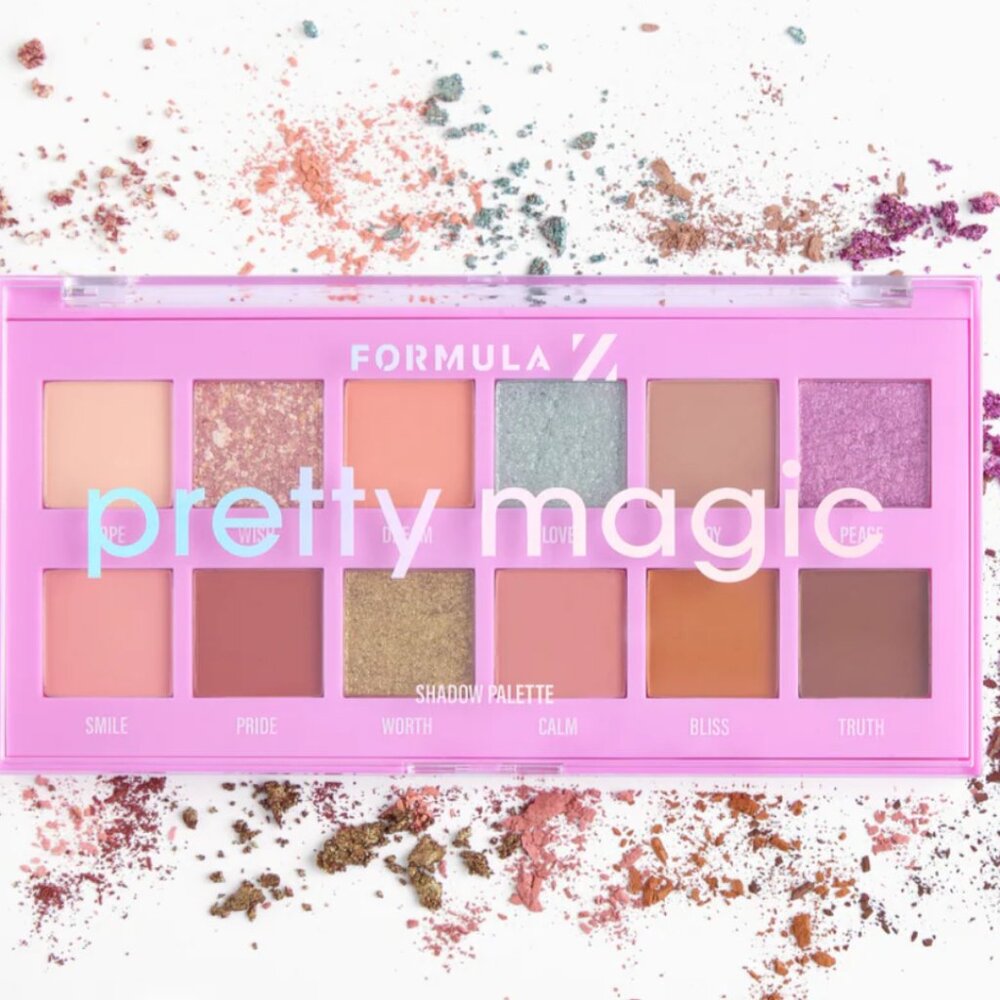 Formula Z Pretty Magic Eyeshadow Palette Colorful Matte Shimmer NIB